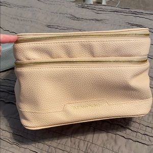 Tartan + Twine large double zip cosmetic bag